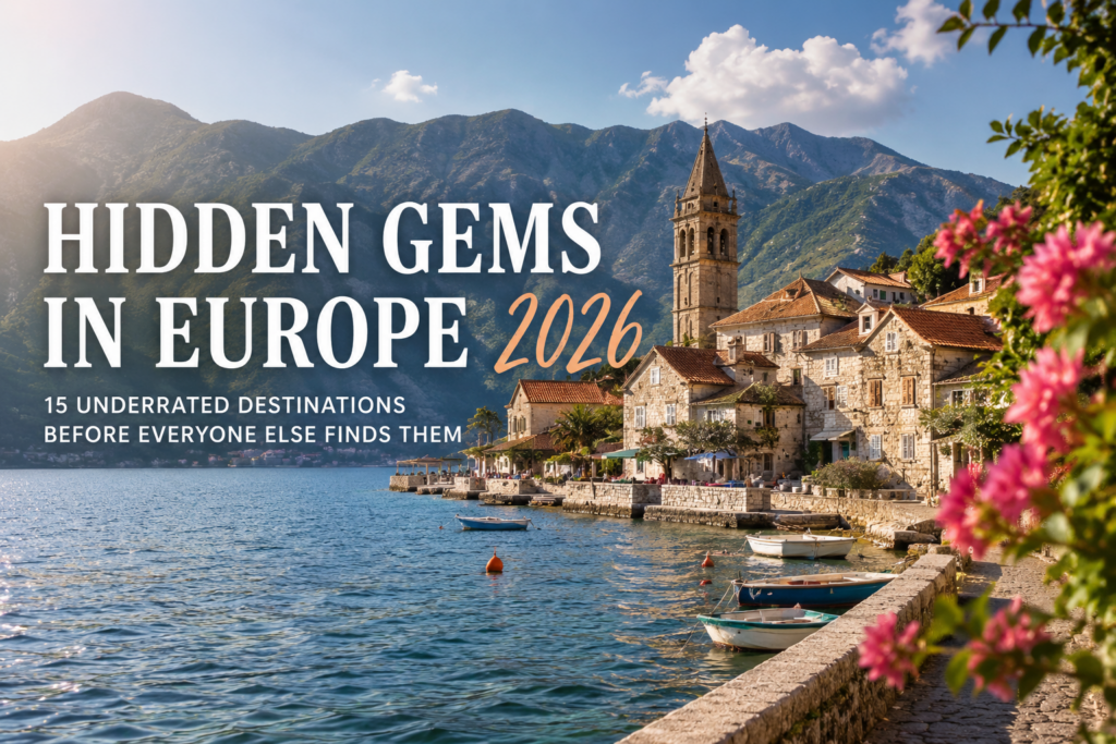 Hidden Gems in Europe 2026: Best Underrated European Destinations