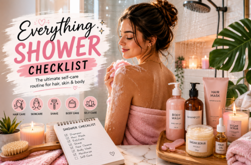 Everything shower checklist