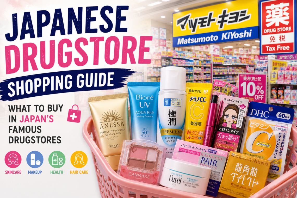 Shopping in a Japanese drugstore