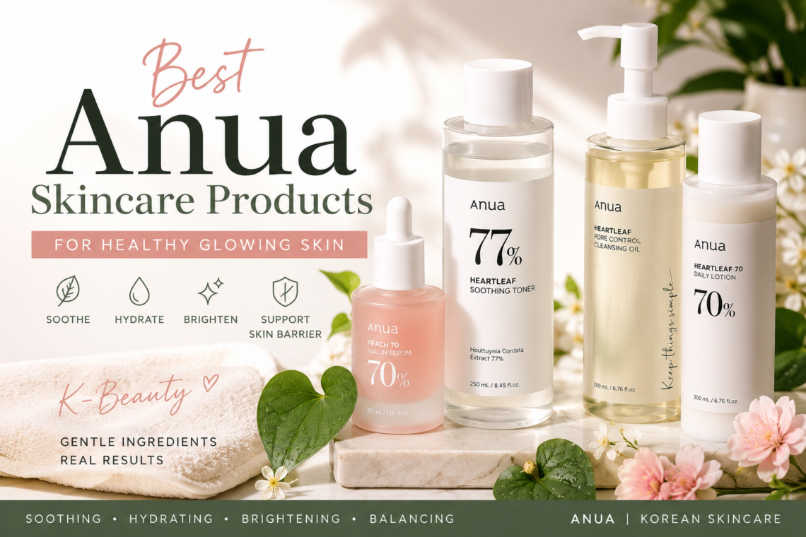 Best Anua skincare products for healthy glowing skin