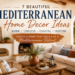 Mediterranean home decor with warm coastal interior design