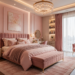 Luxury Pink Girl Bedroom Design with blush pink décor.