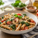 Healthy Pasta Recipes with grilled chicken and vegetables.